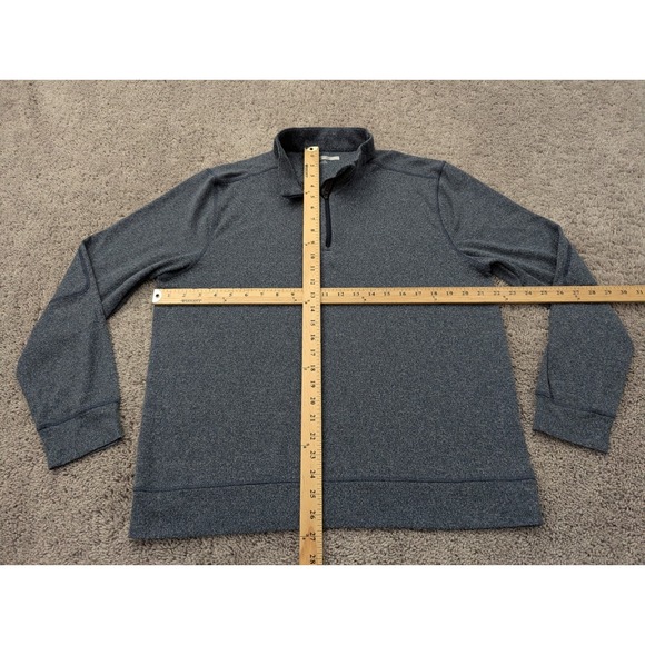 Greg Norman Pullover Mens Large Sweater 1/4 Zip Long Sleeve Stretch Outdoor Blue - Picture 3 of 9